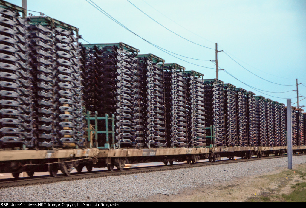 FTTX Flat Car with Truck Frames